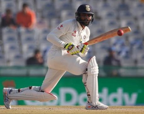 Jadeja misses ton but India in charge at Mohali